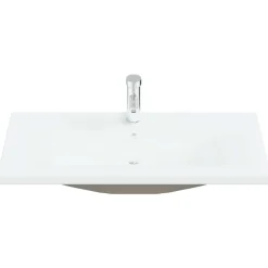 vidaXL Conjuntos De Muebles-Juego de muebles baño 4 piezas madera ingeniería