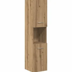 vidaXL Conjuntos De Muebles-Juego de muebles baño 4 piezas madera ingeniería