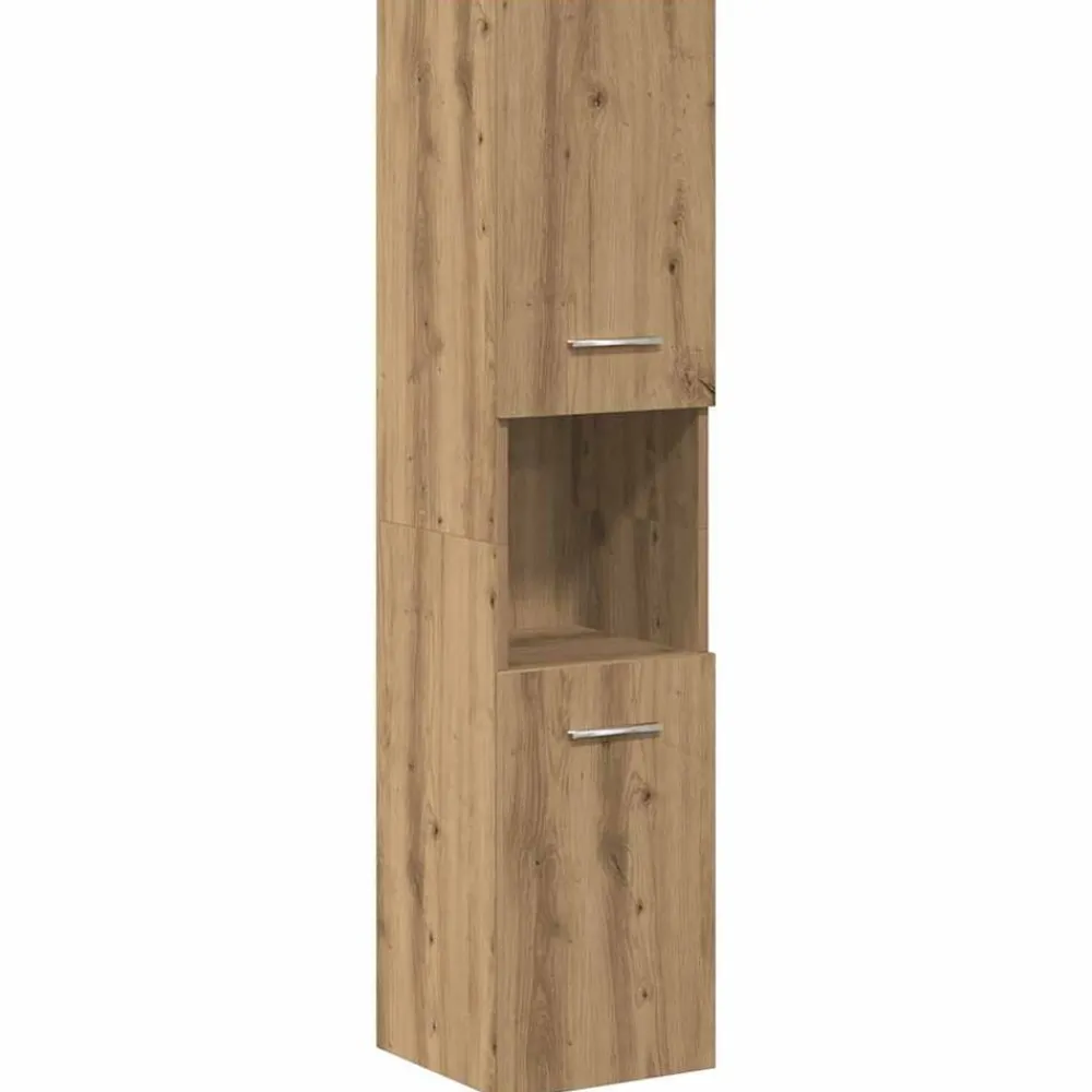 vidaXL Conjuntos De Muebles-Juego de muebles baño 4 piezas madera ingeniería