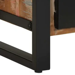 vidaXL Conjuntos De Muebles-Juego de muebles de baño 2 pcs Marrón Madera reciclada maciza