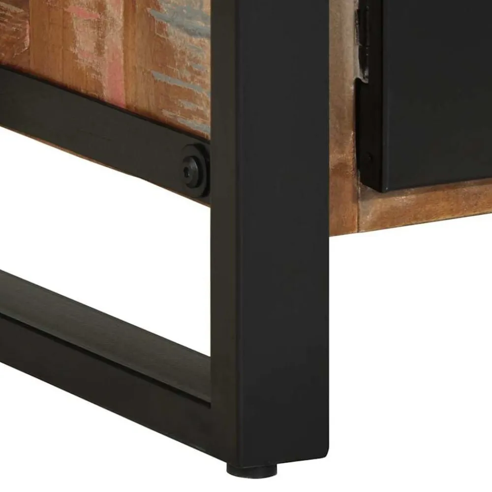 vidaXL Conjuntos De Muebles-Juego de muebles de baño 2 pcs Marrón Madera reciclada maciza