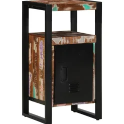 vidaXL Conjuntos De Muebles-Juego de muebles de baño 2 pcs Marrón Madera reciclada maciza