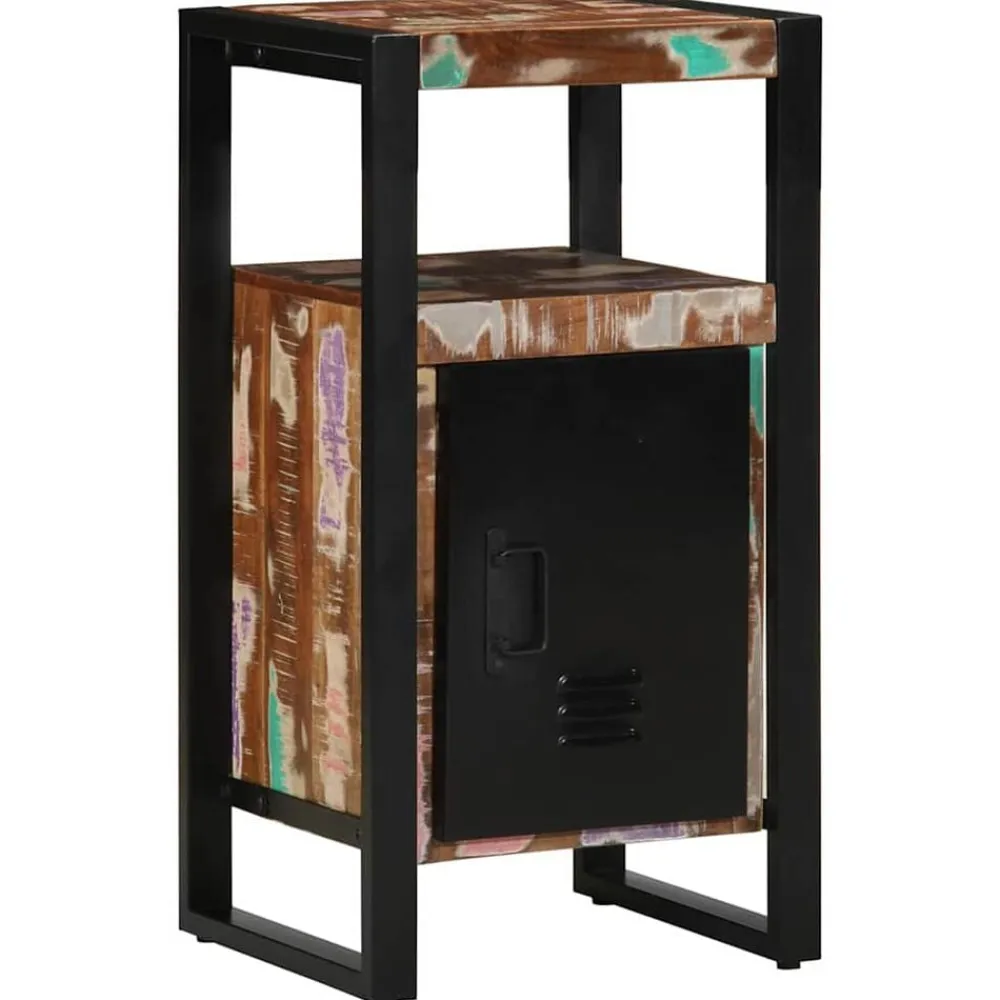 vidaXL Conjuntos De Muebles-Juego de muebles de baño 2 pcs Marrón Madera reciclada maciza