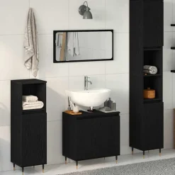vidaXL Conjuntos De Muebles-Juego de muebles de baño 3 pcs 30 x 30 x 190 cm