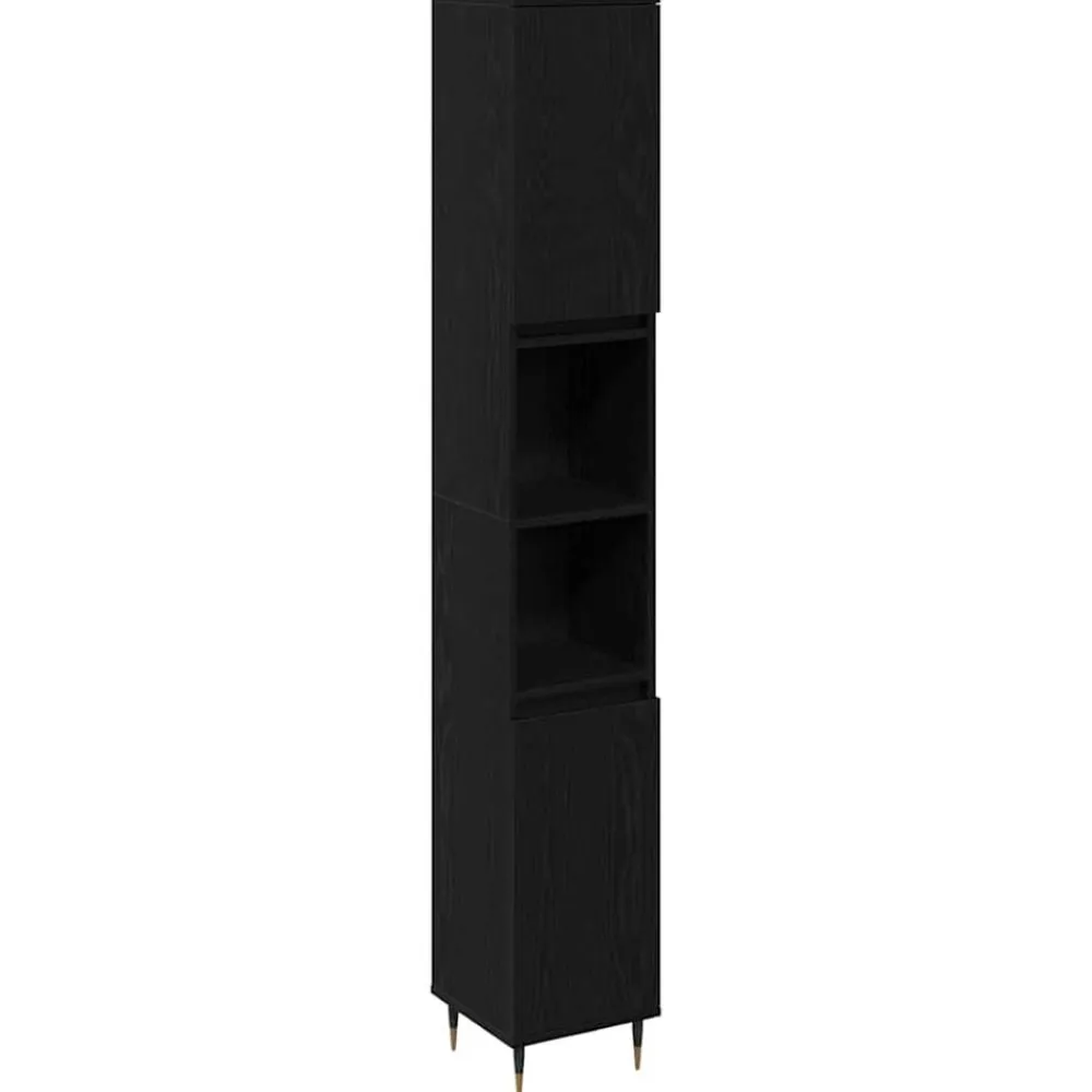 vidaXL Conjuntos De Muebles-Juego de muebles de baño 3 pcs 30 x 30 x 190 cm
