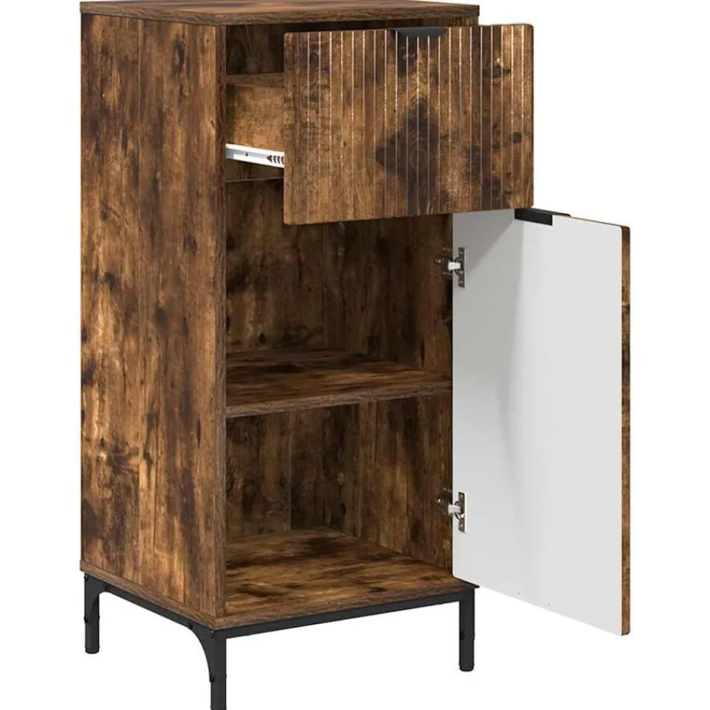 vidaXL Conjuntos De Muebles-Juego de muebles de baño con cajón 2 pcs