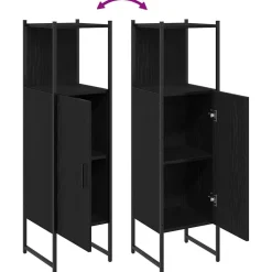 vidaXL Armarios Y Almacenamiento-Juego de muebles de baño 33 x 33 x 120,5 cm