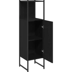 vidaXL Armarios Y Almacenamiento-Juego de muebles de baño 33 x 33 x 120,5 cm