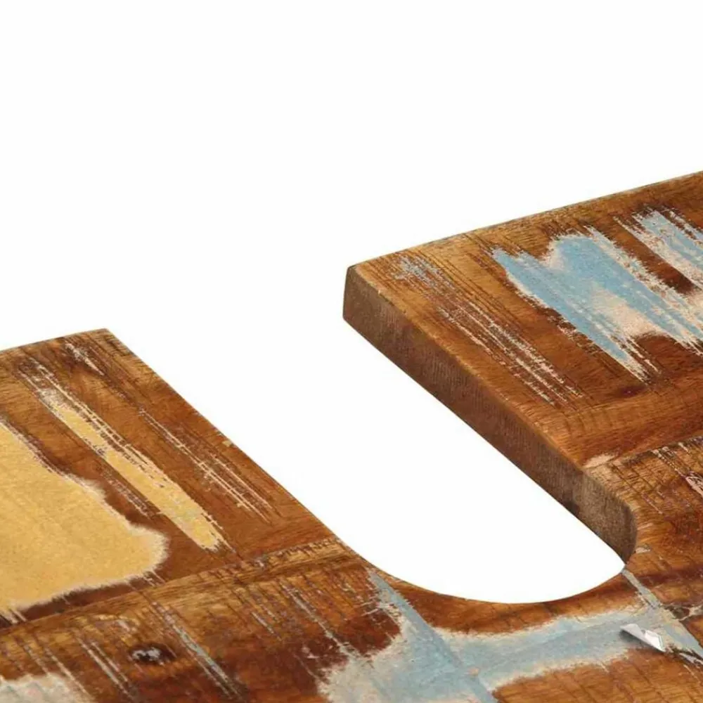 vidaXL Juego de muebles de baño 2 pcs Madera sólida recuperada New