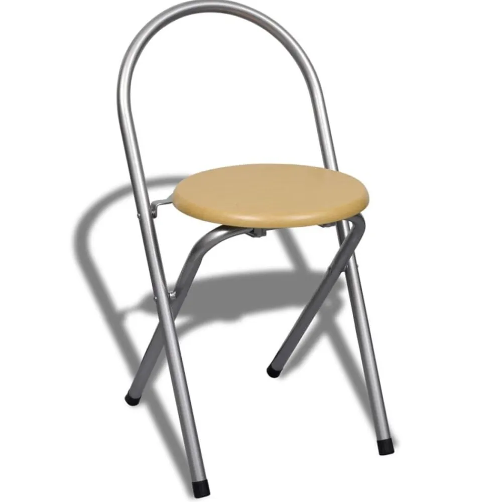 vidaXL Conjuntos De Muebles-Juego de muebles de barra de cocina plegable con 2 sillas