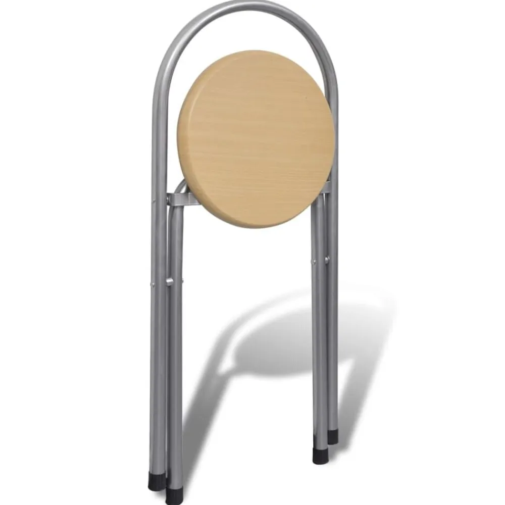 vidaXL Conjuntos De Muebles-Juego de muebles de barra de cocina plegable con 2 sillas