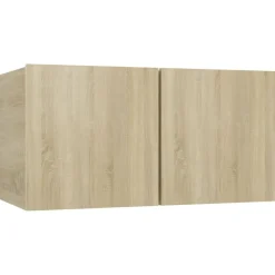 vidaXL Juego de muebles de salón 7 piezas Roble Sonoma Online