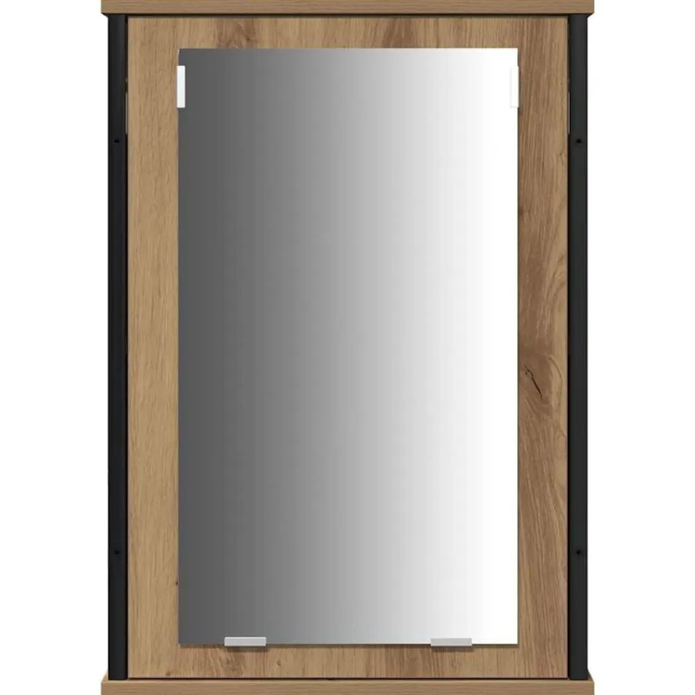 vidaXL Juego de muebles de baño con estante 3 pcs Roble artesanal Roble artisan Discount
