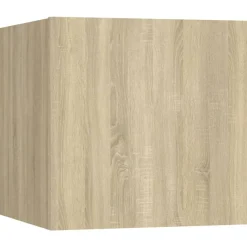 vidaXL Muebles Tv-Juego de muebles de salón 8 piezas