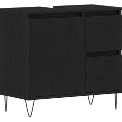 vidaXL Conjuntos De Muebles-Juego de muebles de baño 3 pcs 30 x 30 x 190 cm