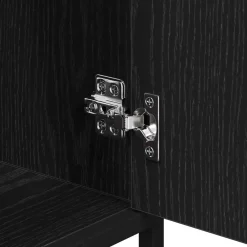 vidaXL Juego de muebles de baño 2 pcs Madera de ingeniería Roble negro Discount