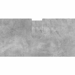 vidaXL Conjuntos De Muebles-Juego de muebles de baño con cajón Manual 3 pcs Gris Concreto