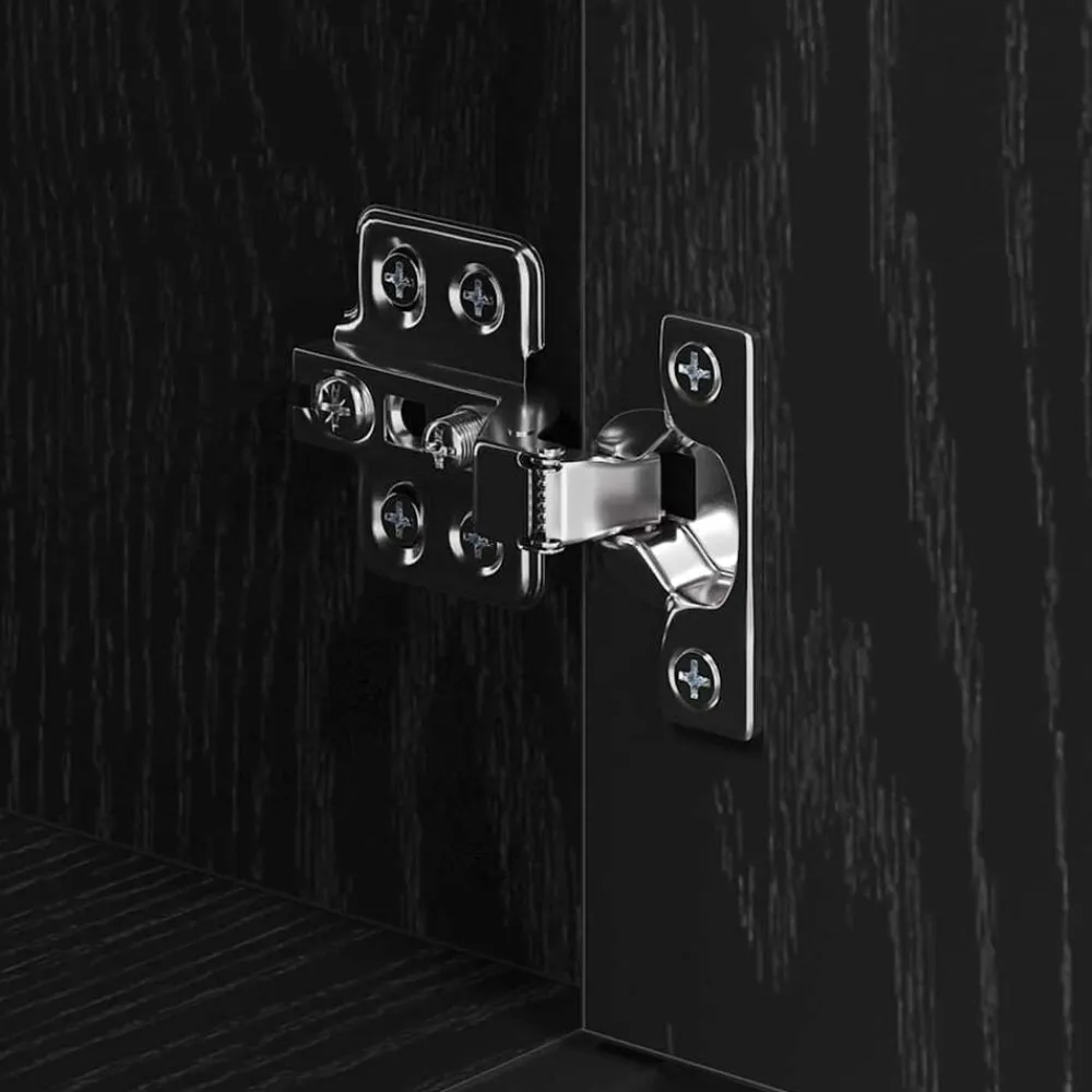 vidaXL Conjuntos De Muebles-Juego de muebles de baño 4 pcs Madera de ingeniería
