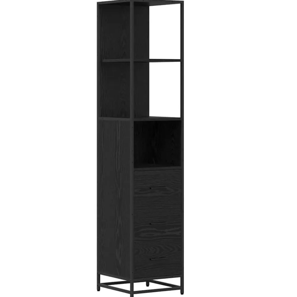 vidaXL Conjuntos De Muebles-Juego de muebles de baño 4 pcs Madera de ingeniería