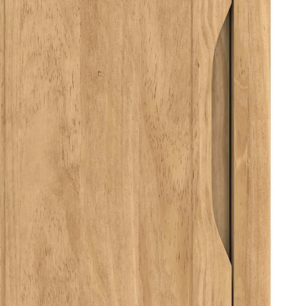 vidaXL Juego de muebles de baño con estante FLORO 2 pcs Marrón cera Marrón cera Clearance