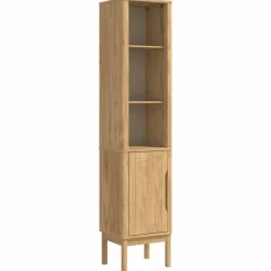 vidaXL Juego de muebles de baño con estante FLORO 2 pcs Marrón cera Marrón cera Clearance