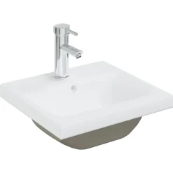 vidaXL Juego de muebles de baño madera de ingeniería Negro Outlet