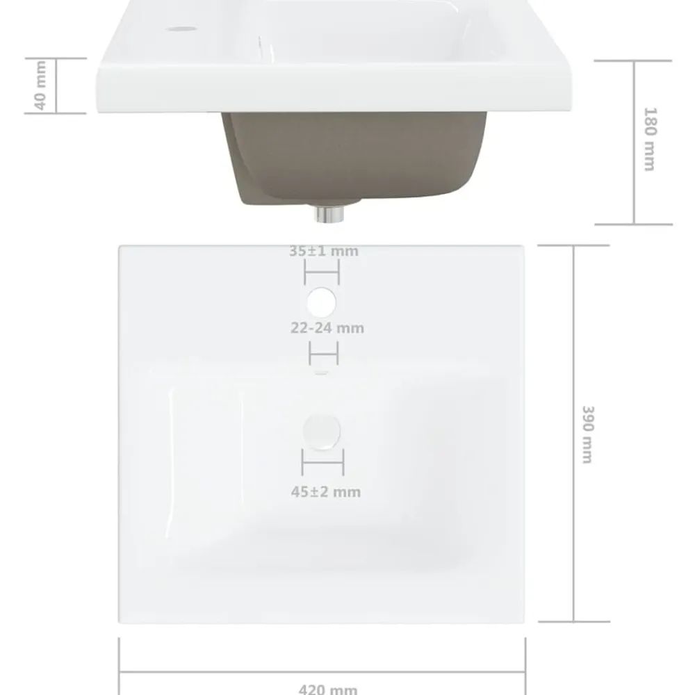 vidaXL Juego de muebles de baño madera de ingeniería Negro Outlet