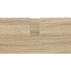 vidaXL Juego de muebles de baño con cajón con rueda 3 pcs Roble Sonoma Hot