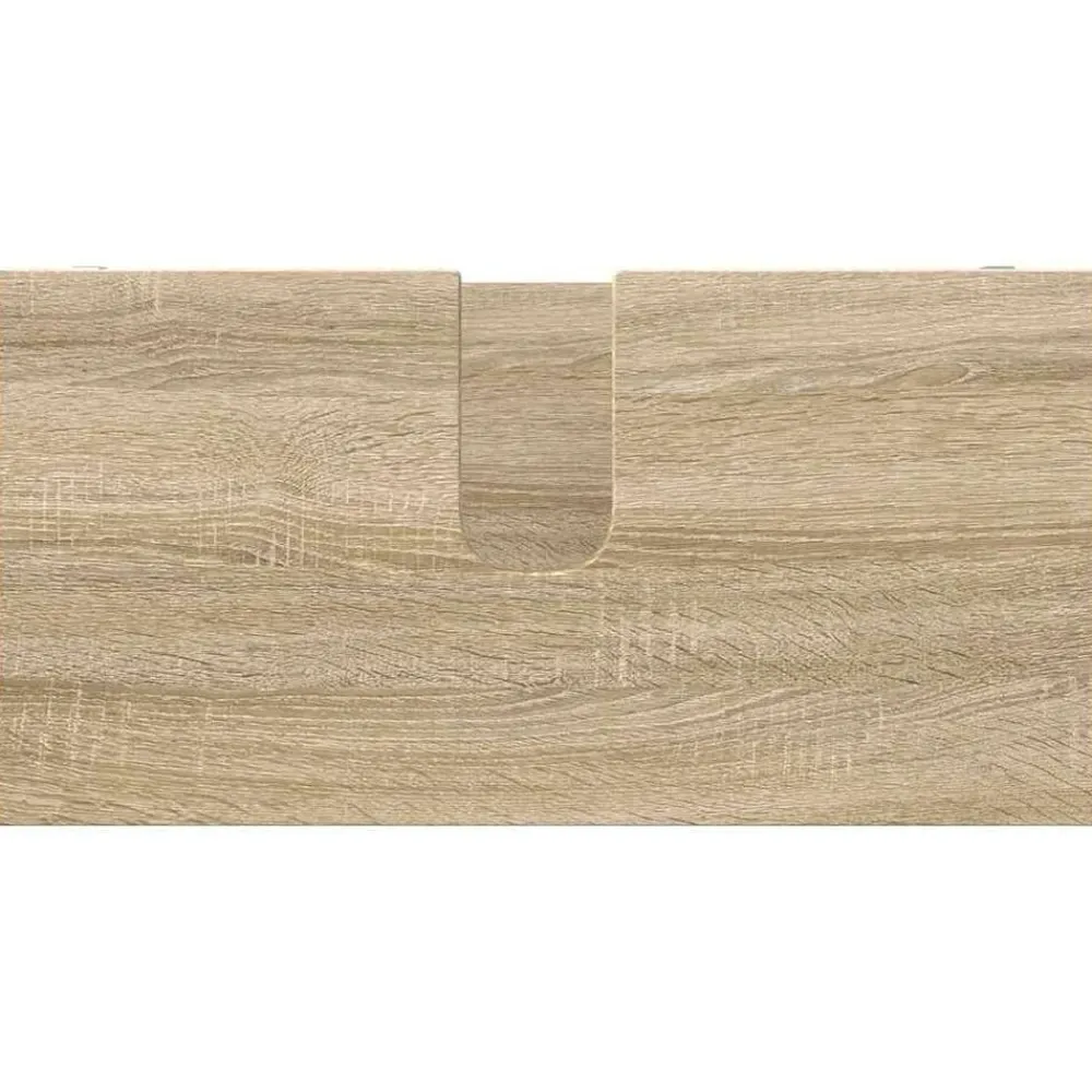vidaXL Juego de muebles de baño con cajón con rueda 3 pcs Roble Sonoma Hot