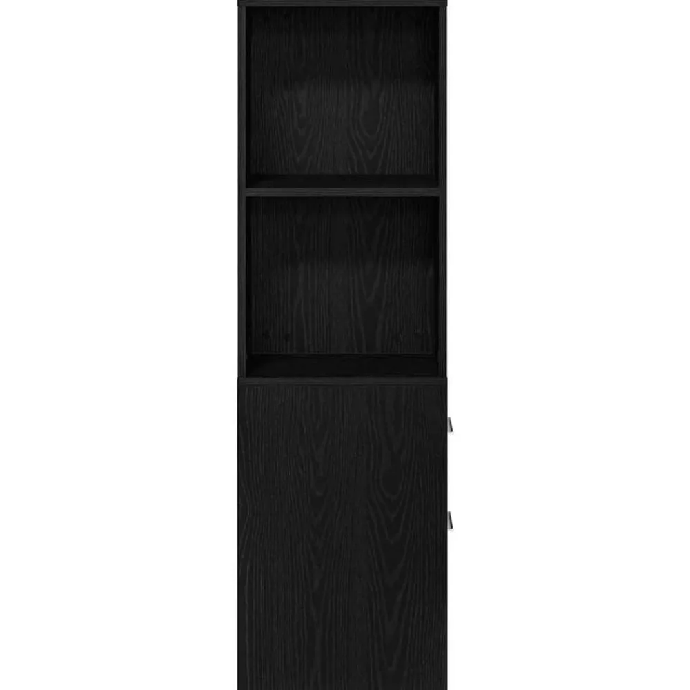 vidaXL Juego de muebles de baño 22 x 41 x 135 cm Roble negro Sale