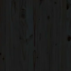 vidaXL Juego de muebles de jardín 3 piezas madera maciza de pino Negro Online