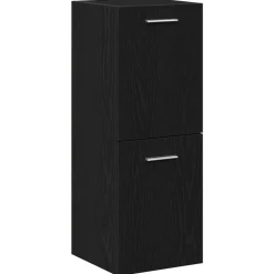 vidaXL Conjuntos De Muebles-Juego de muebles de baño 4 pcs Madera de ingeniería
