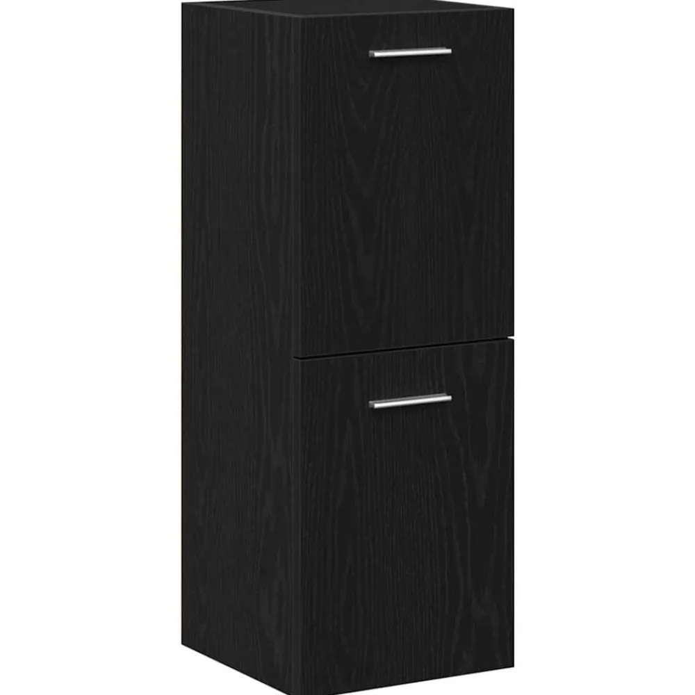 vidaXL Conjuntos De Muebles-Juego de muebles de baño 4 pcs Madera de ingeniería