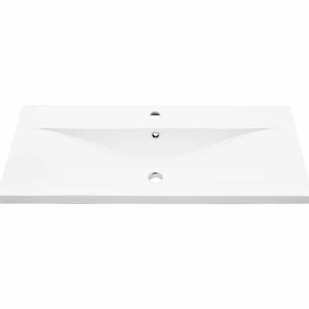 vidaXL Conjuntos De Muebles-Juego de muebles de baño 4 pcs Madera de ingeniería