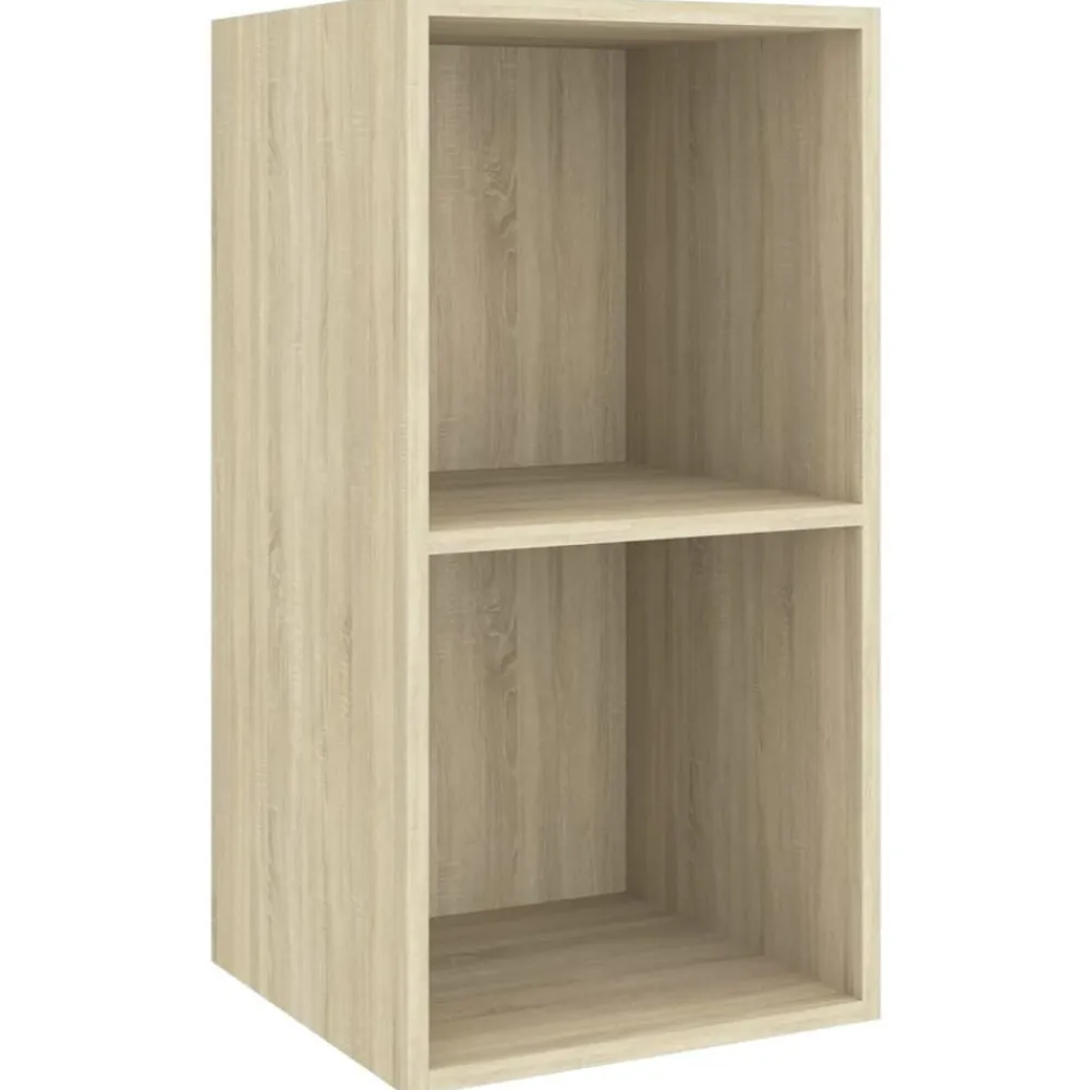 vidaXL Juego de muebles de salón 3 pzas madera ingeniería Roble Sonoma Online