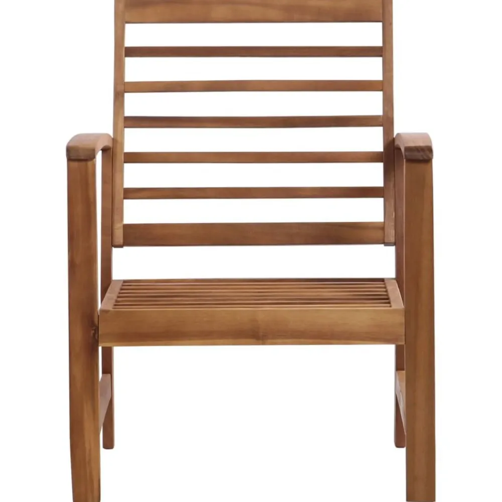 vidaXL Muebles De Jardín-Juego de muebles de jardín 4 piezas madera maciza de acacia
