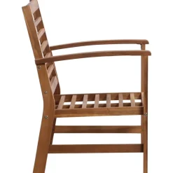 vidaXL Muebles De Jardín-Juego de muebles de jardín 4 piezas madera maciza de acacia