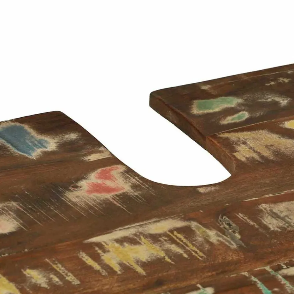 vidaXL Conjuntos De Muebles-Juego de muebles de baño 4 pcs Madera sólida recuperada