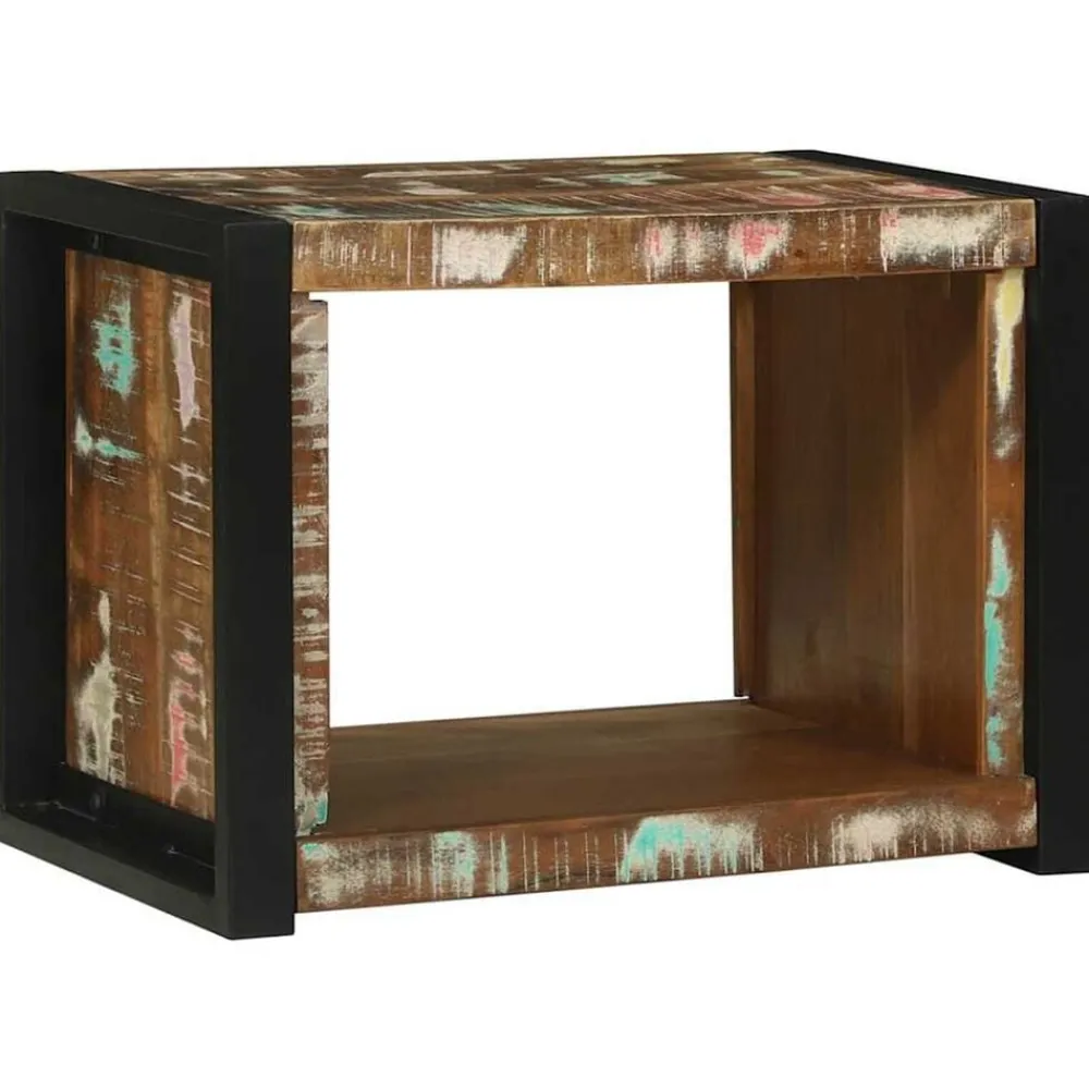 vidaXL Conjuntos De Muebles-Juego de muebles de baño 4 pcs Madera sólida recuperada