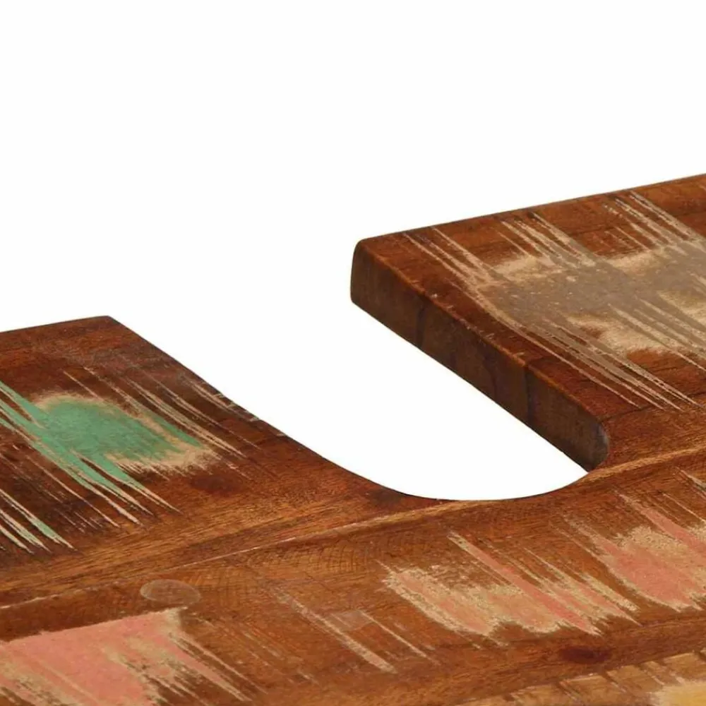 vidaXL Juego de muebles de baño 4 pcs Madera sólida recuperada New
