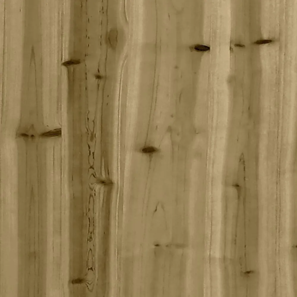 vidaXL Juego de muebles jardín 5 pzas y cojines madera pino impregnada Marrón Outlet