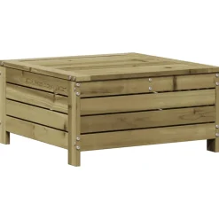 vidaXL Muebles De Jardín-Juego de muebles jardín 8 pzas y cojines madera pino impregnada