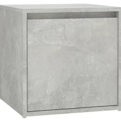 vidaXL Juego de muebles recibidor madera contrachapada gris hormigón Gris hormig&oacute;n Clearance