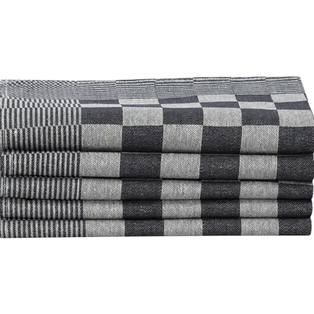 vidaXL Ropa De Casa-Juego de paños 10 unidades algodón