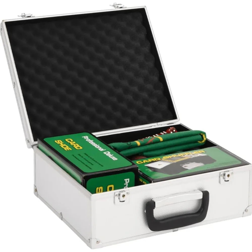 vidaXL Juegos-Juego de póker 300 piezas 4 g