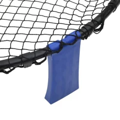 vidaXL Juego de red redonda 3 pelotas y bomba extra Ø90x20 cm