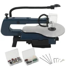 vidaXL Herramientas-Juego de sierra de calar de 108 piezas 125 W 252 mm