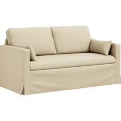 vidaXL Juego de Sofá 2 pcs 158 x 78 x 80 cm tela Crema Clearance