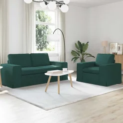 vidaXL Sofás-Juego de Sofá 2 pcs 182 x 80 x 82 cm tela