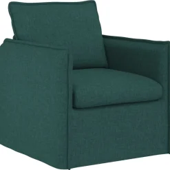 vidaXL Juego de Sofá 2 pcs 136 x 82 x 85 cm Tela Verde oscuro Hot